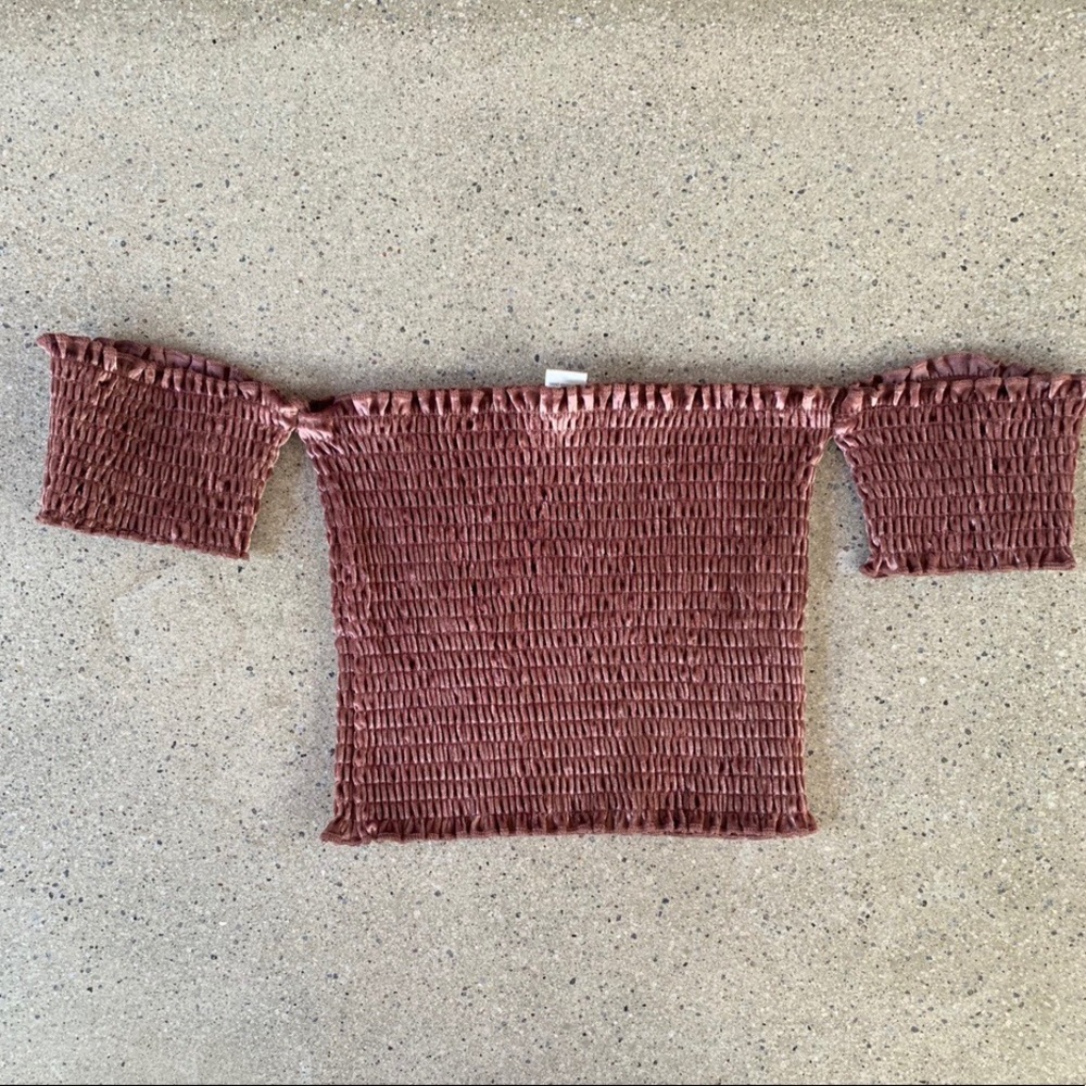 Velvet Crop Top